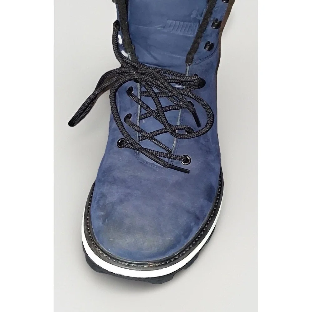 Puma Desierto Mid Mens Navy Blue Nubuck  Boot Size 14